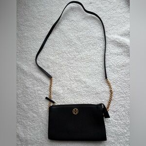 Tory Burch Black Leather Crossbody Bag